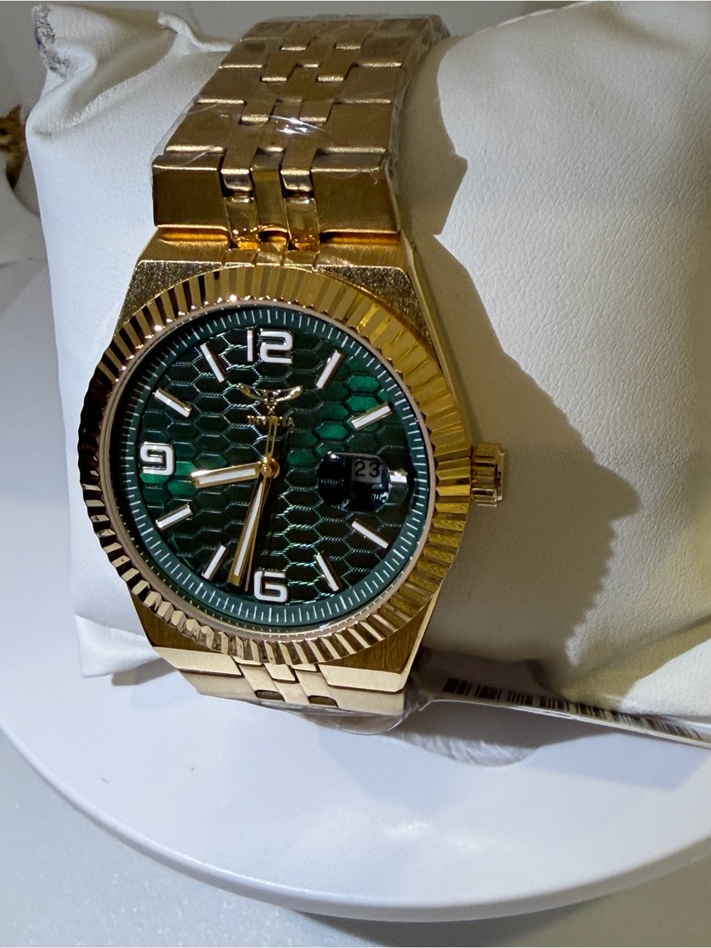 Invicta Specialty Gold Men's Bracelet Watch with Green Dial 40mm - Picture 5 of 5